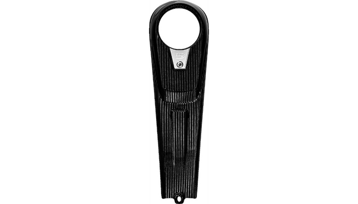 SADDLEMEN DASH PANEL - CENTER FILL - CARBON FIBER/GLOSS - FXLRS/ST, FXBR &