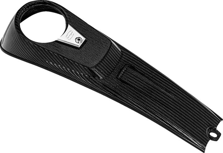 SADDLEMEN DASH PANEL - CENTER FILL - CARBON FIBER/GLOSS - FXLRS/ST, FXBR &