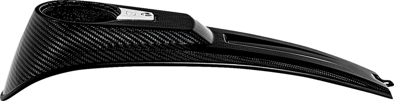 SADDLEMEN DASH PANEL - CENTER FILL - CARBON FIBER/GLOSS - FXLRS/ST, FXBR &