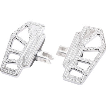 Apex Mini Floorboards Chrome - M8 Softail (Front) - TSC-2217-3-SF