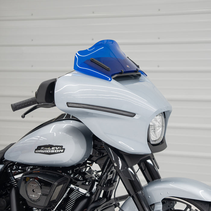 Kolor Flare® Windshield for Harley-Davidson® 2023.5-2026 Street Glide (FLHX) 8" / Blue