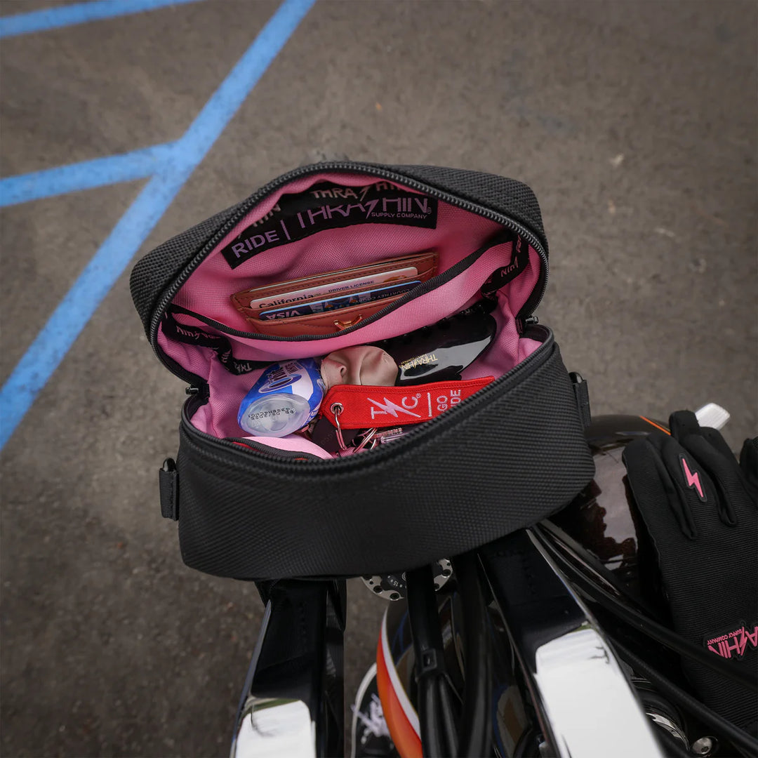 THRASHIN - Crossbody HandleBar Bag - Pink - THB-0037