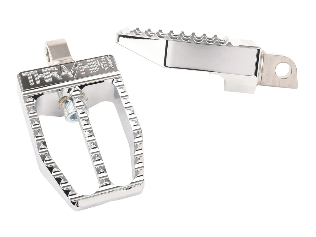 THRASHIN Militant Footpegs - HD Male Mount - Chrome - TSC-2019-3-D