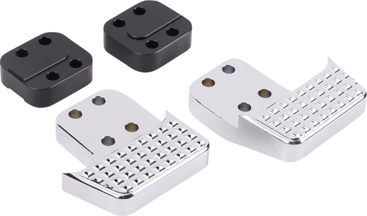 THRASHIN Apex Floorboards - Tail Extension With Lift Kit - Chrome - TSC-2212-3