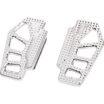 Apex Bagger Rear/Passenger Floorboards - Chrome - TSC-2217-3-BR