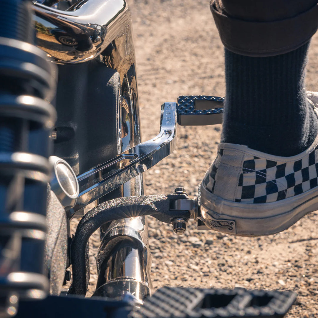 Thrashin Brake Pedal Arm Dyna 99-17 w/Mid Controls - Chrome - TSC-2303-3