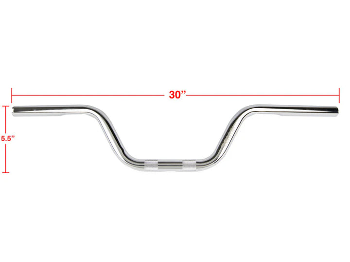 THRASHIN Handlebar - High Bend - Chrome - Harley-Davidson Pre-2024 - TSC-2701-3