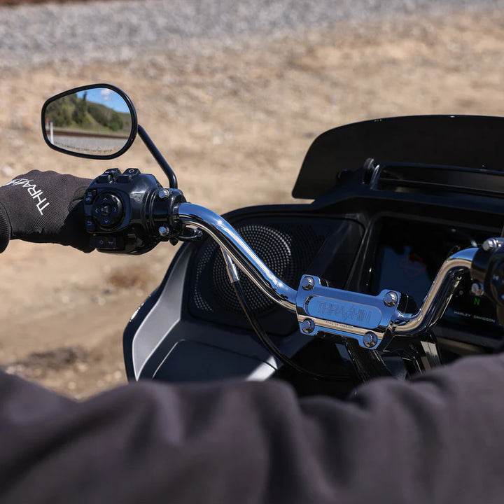 THRASHIN - High Bend - 2024+ FLH / FLTRX &amp; 2025+ Softail - Chrome - TSC-2802-3