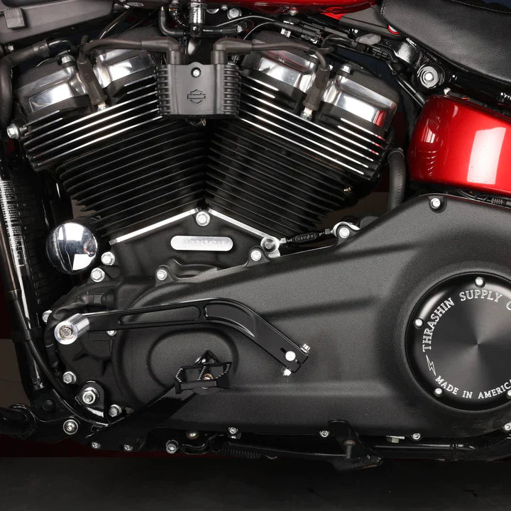 THRASHIN Shifter Lever - Black - Softail &