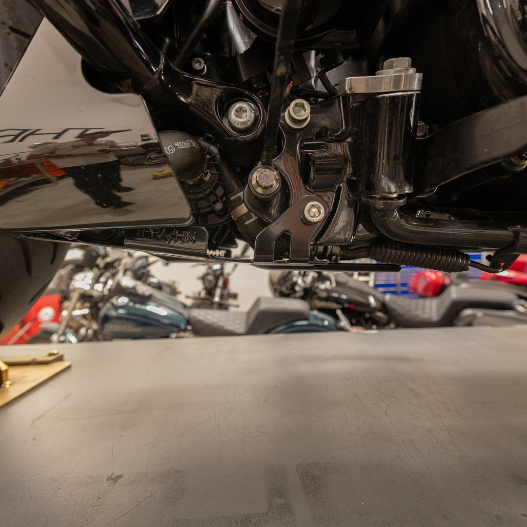 2024+ Touring Skid Plate - Stamped Steel - Black - TSC-3037-1