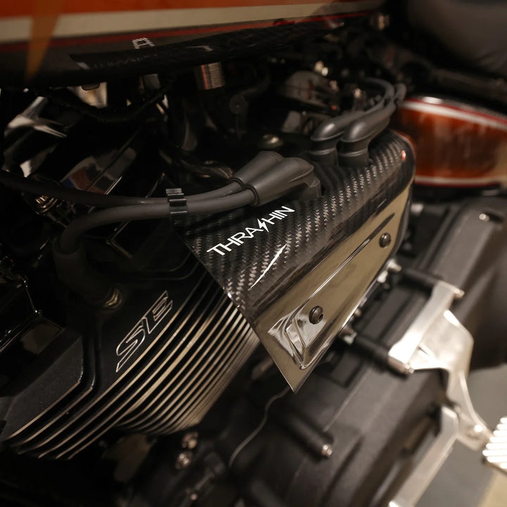THRASHIN - Air Scoop | Milwaukee Eight Engine - Gloss Twill Weave Carbon - TSC-3111-1
