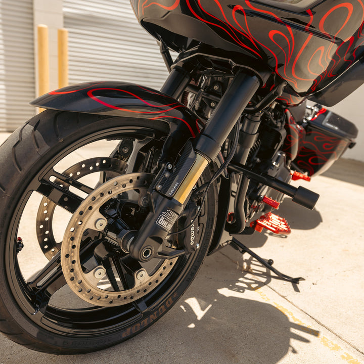 Bagger Inverted Fork Guard - Gloss Twill Weave - TSC-3180-1