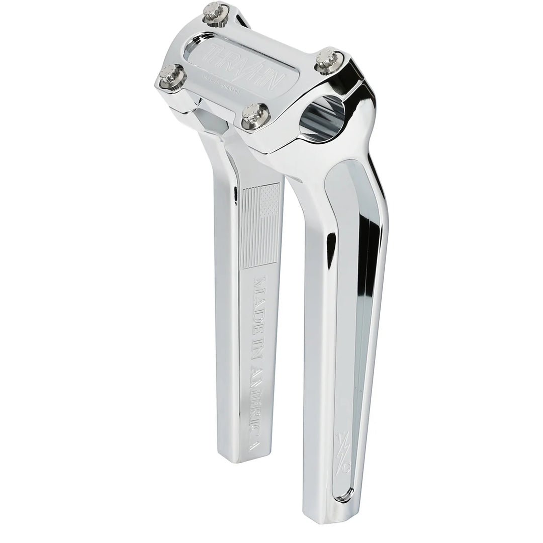 THRASHIN - 9.5" Pull Back Thrashin OG Risers - Chrome - TSC-9525-3